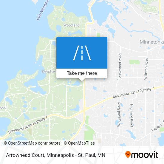 Arrowhead Court map