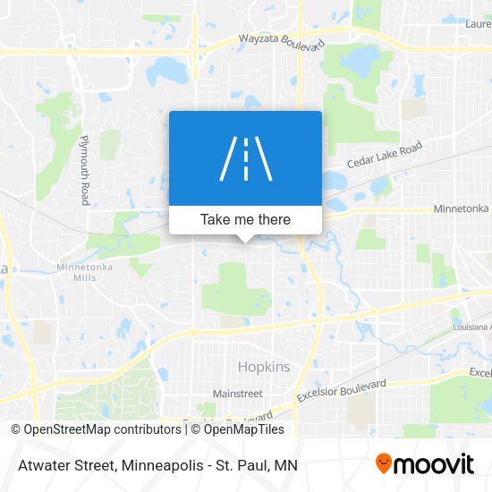 Mapa de Atwater Street