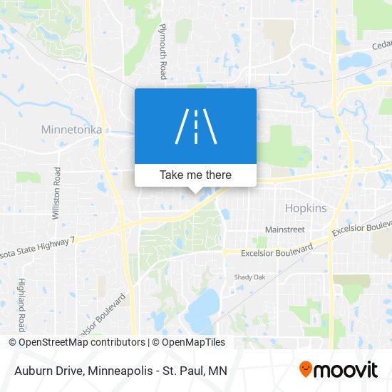 Auburn Drive map