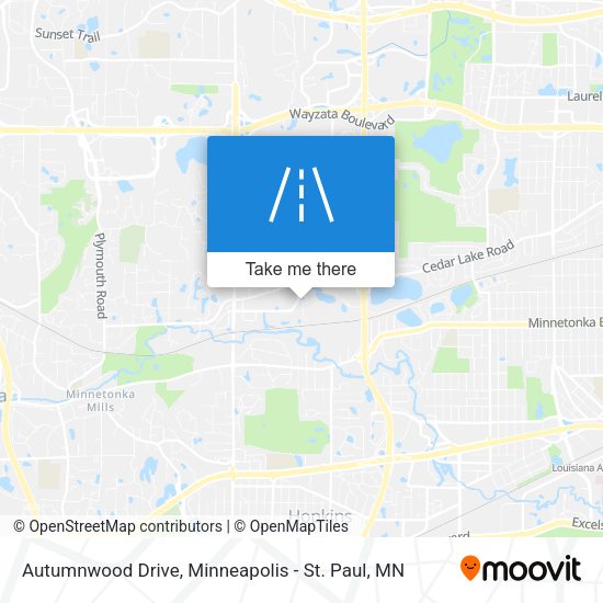Autumnwood Drive map
