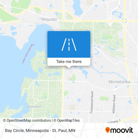 Mapa de Bay Circle