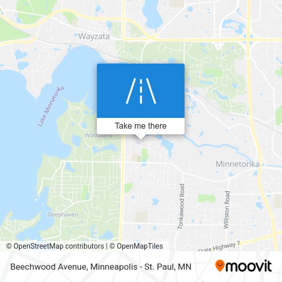 Mapa de Beechwood Avenue