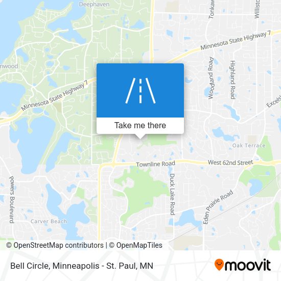Bell Circle map