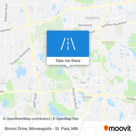 Mapa de Bimini Drive