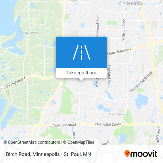 Mapa de Birch Road