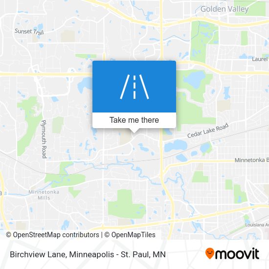Birchview Lane map