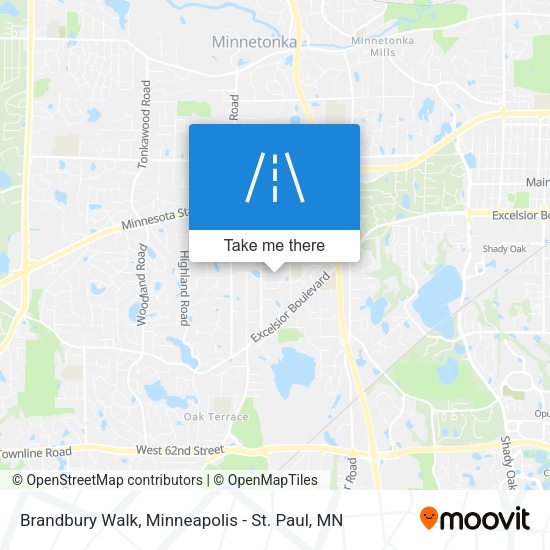 Mapa de Brandbury Walk
