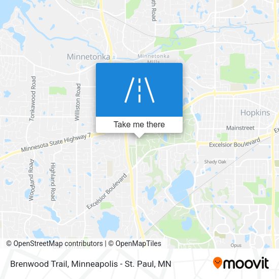 Brenwood Trail map