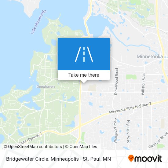 Bridgewater Circle map