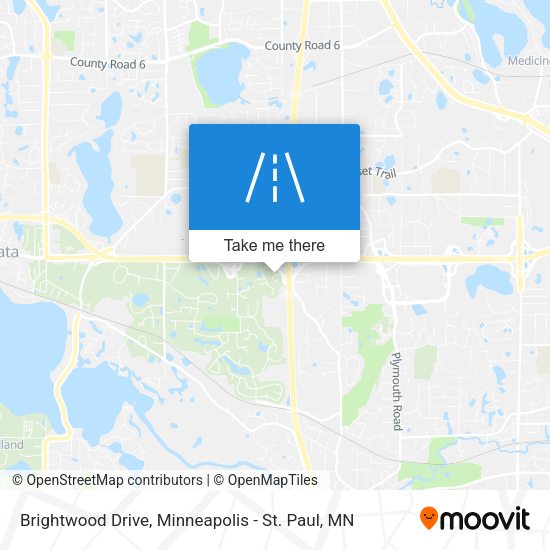 Brightwood Drive map