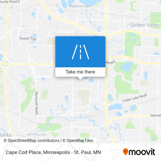 Mapa de Cape Cod Place