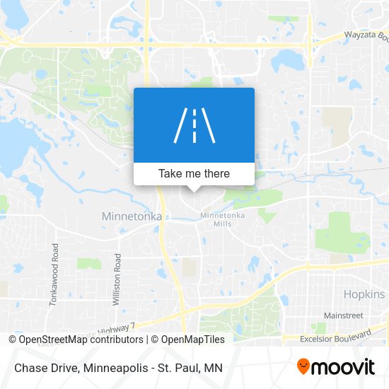 Chase Drive map
