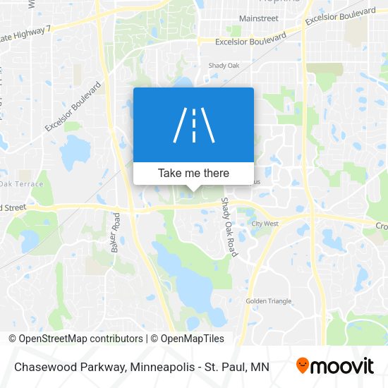 Chasewood Parkway map