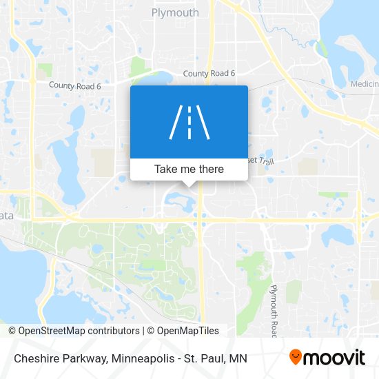 Cheshire Parkway map