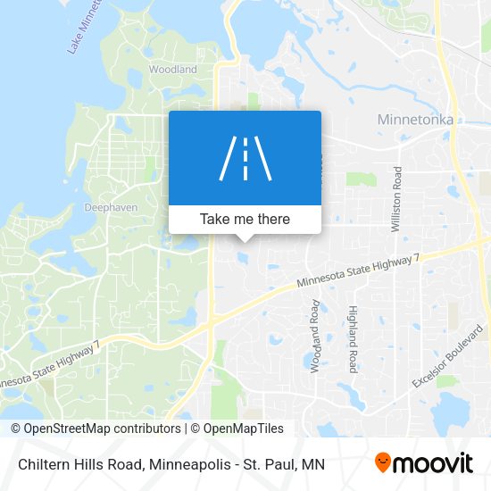Mapa de Chiltern Hills Road
