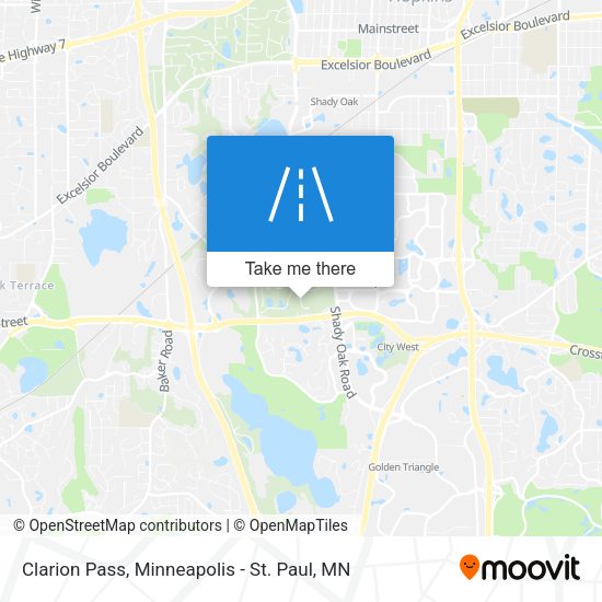Clarion Pass map