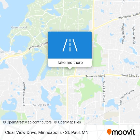 Mapa de Clear View Drive