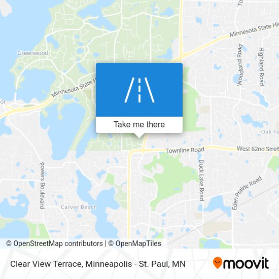 Clear View Terrace map