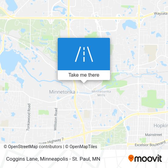 Coggins Lane map
