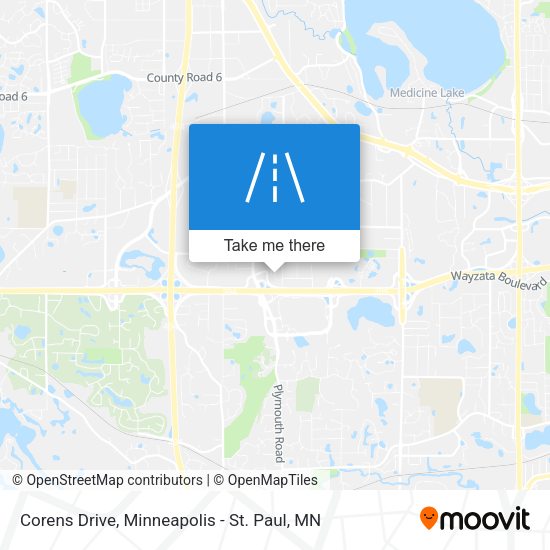 Corens Drive map