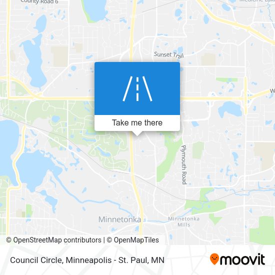 Council Circle map