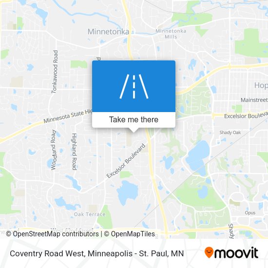 Coventry Road West map