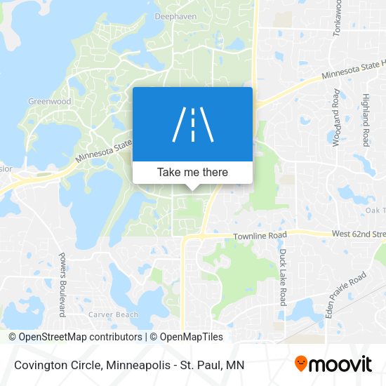 Mapa de Covington Circle