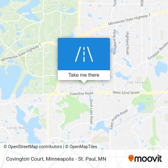 Mapa de Covington Court