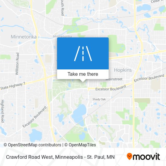 Mapa de Crawford Road West