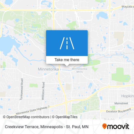 Creekview Terrace map