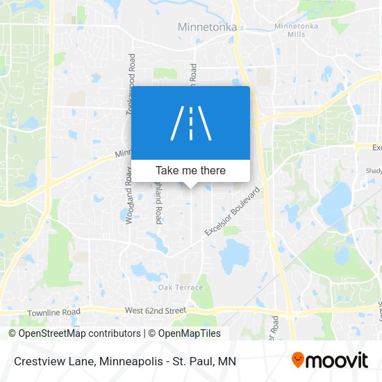 Mapa de Crestview Lane