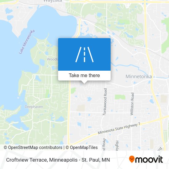 Croftview Terrace map