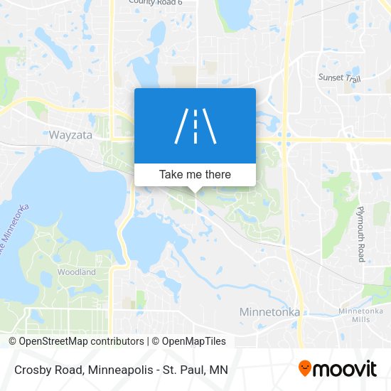 Mapa de Crosby Road