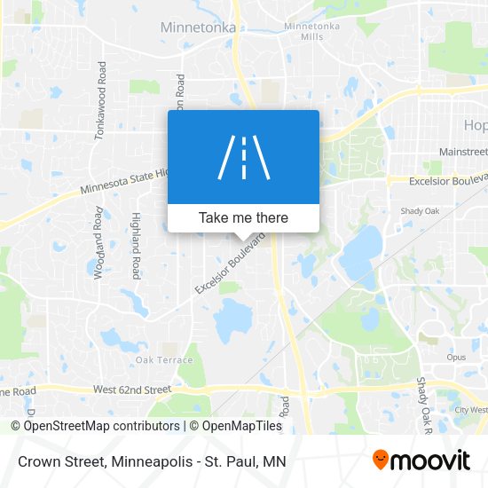 Mapa de Crown Street