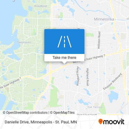 Mapa de Danielle Drive