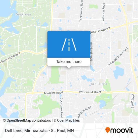 Mapa de Dell Lane