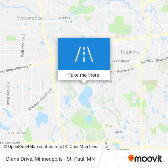 Diane Drive map