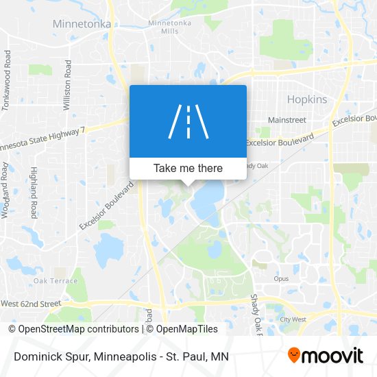 Mapa de Dominick Spur