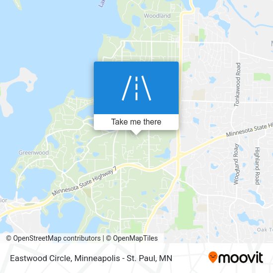 Mapa de Eastwood Circle