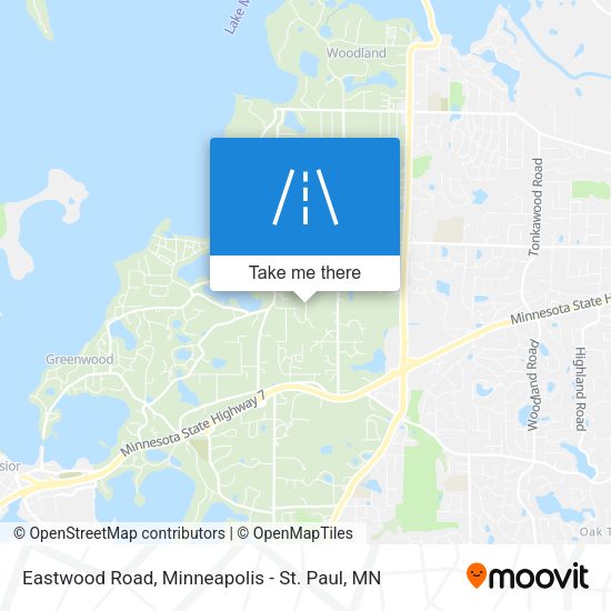 Eastwood Road map