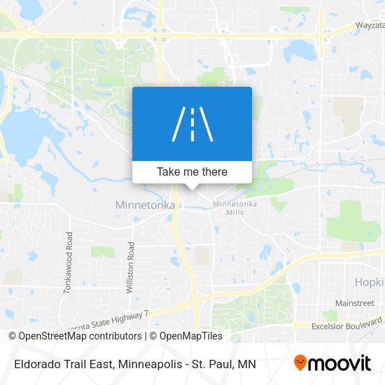 Mapa de Eldorado Trail East