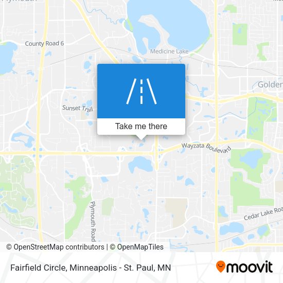 Fairfield Circle map