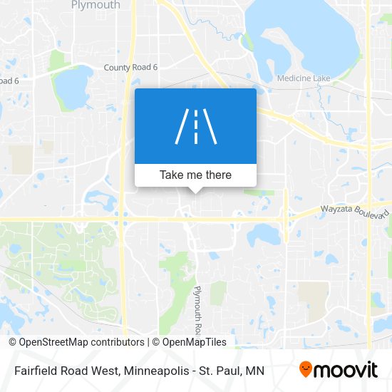 Fairfield Road West map