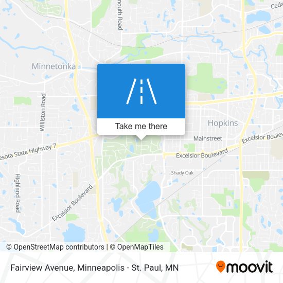 Mapa de Fairview Avenue