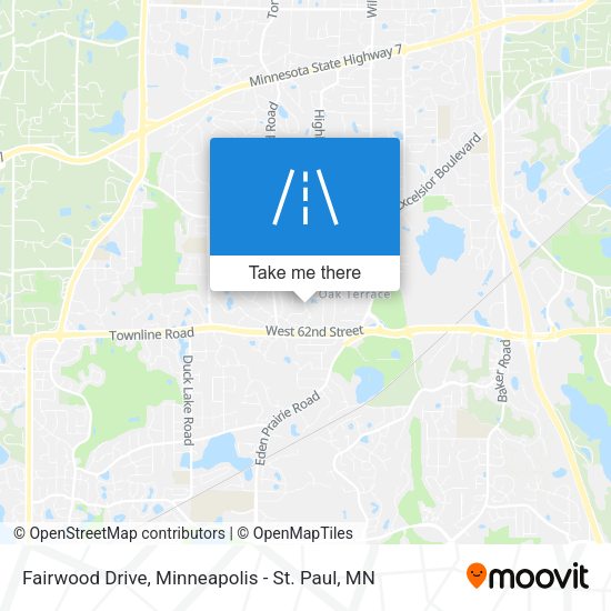 Fairwood Drive map
