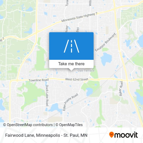 Mapa de Fairwood Lane