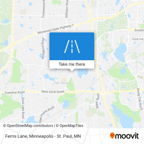 Ferris Lane map
