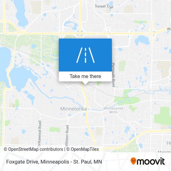 Mapa de Foxgate Drive