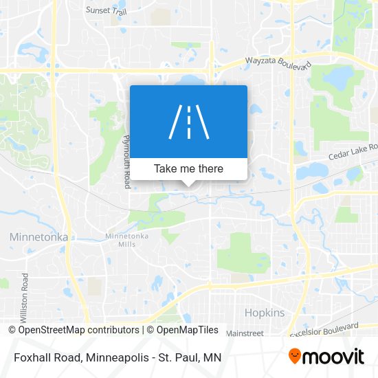 Foxhall Road map
