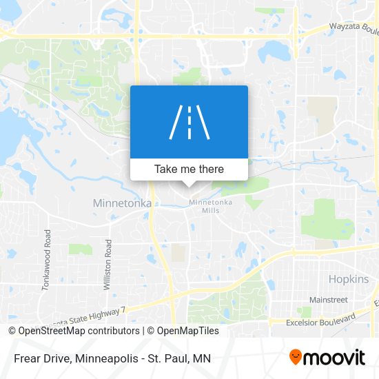 Frear Drive map